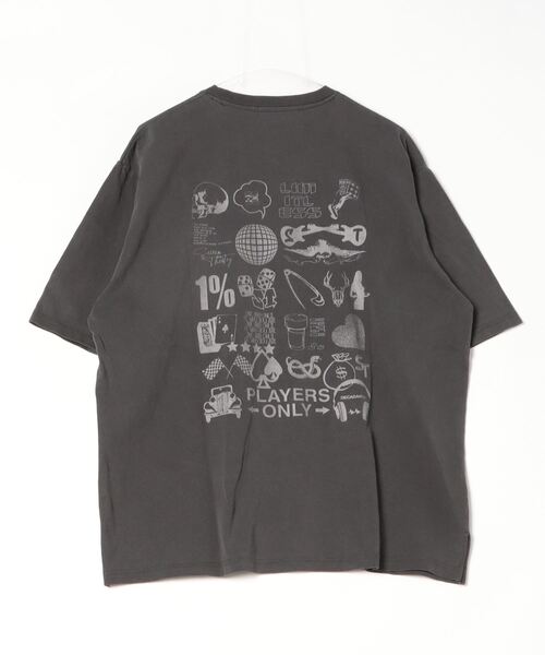 RE730 古着風ロゴプリント半袖Tシャツ（Tシャツ/カットソー）｜RE730（アールイーセブンサーティー）