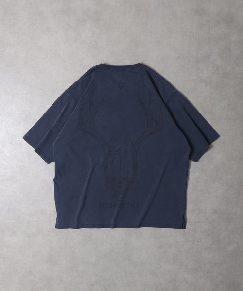 RE730 古着風ロゴプリント半袖Tシャツ（Tシャツ/カットソー）｜RE730（アールイーセブンサーティー）