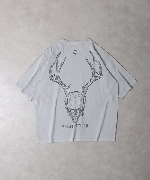 RE730 古着風ロゴプリント半袖Tシャツ（Tシャツ/カットソー）｜RE730（アールイーセブンサーティー）
