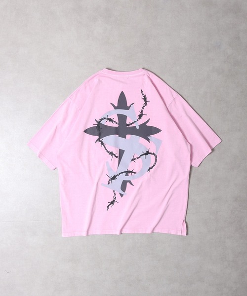 RE730 古着風ロゴプリント半袖Tシャツ（Tシャツ/カットソー）｜RE730（アールイーセブンサーティー）