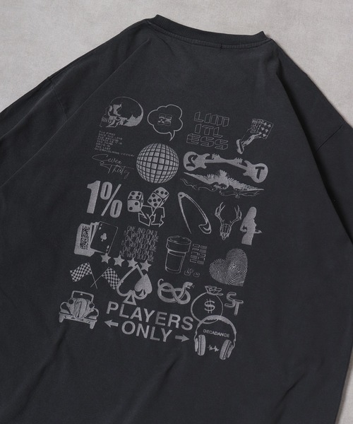 RE730 古着風ロゴプリント半袖Tシャツ（Tシャツ/カットソー）｜RE730（アールイーセブンサーティー）