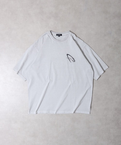 RE730 古着風ロゴプリント半袖Tシャツ（Tシャツ/カットソー）｜RE730（アールイーセブンサーティー）