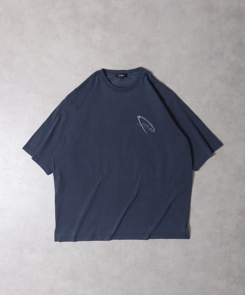 RE730 古着風ロゴプリント半袖Tシャツ（Tシャツ/カットソー）｜RE730（アールイーセブンサーティー）