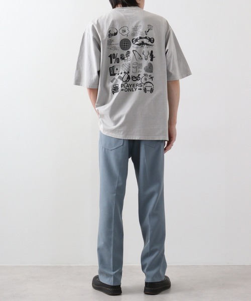 RE730 古着風ロゴプリント半袖Tシャツ（Tシャツ/カットソー）｜RE730（アールイーセブンサーティー）