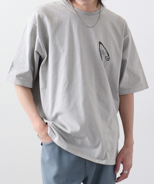 RE730 古着風ロゴプリント半袖Tシャツ（Tシャツ/カットソー）｜RE730（アールイーセブンサーティー）
