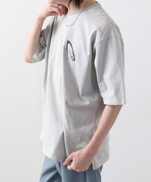 RE730 古着風ロゴプリント半袖Tシャツ（Tシャツ/カットソー）｜RE730（アールイーセブンサーティー）