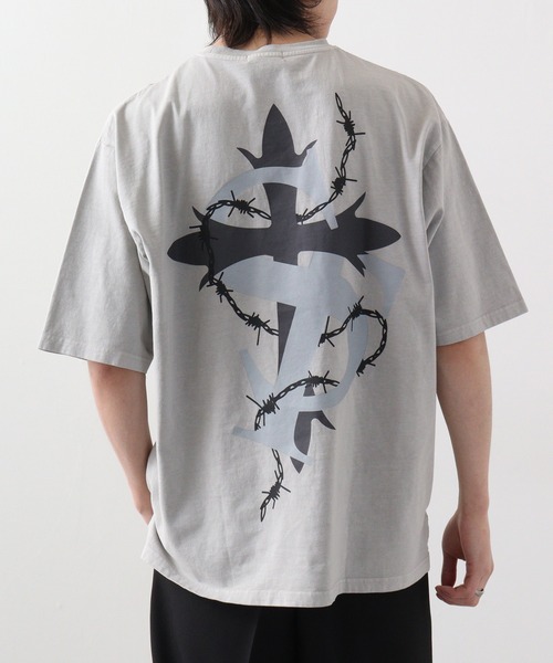 RE730 古着風ロゴプリント半袖Tシャツ（Tシャツ/カットソー）｜RE730（アールイーセブンサーティー）