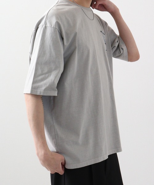 RE730 古着風ロゴプリント半袖Tシャツ（Tシャツ/カットソー）｜RE730（アールイーセブンサーティー）