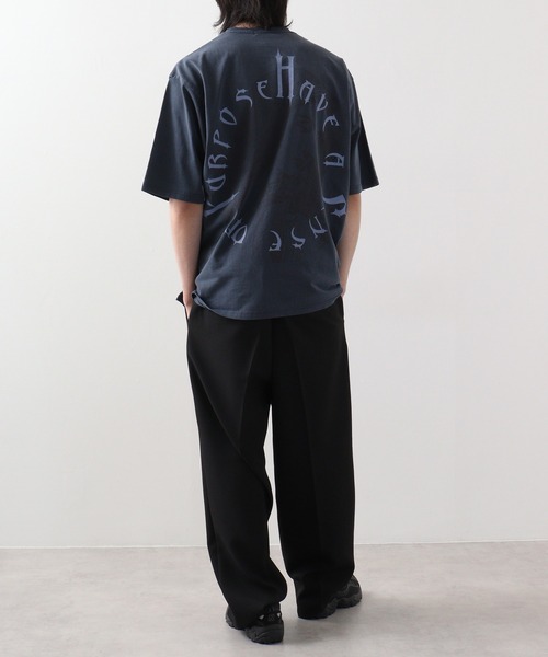 RE730 古着風ロゴプリント半袖Tシャツ（Tシャツ/カットソー）｜RE730（アールイーセブンサーティー）