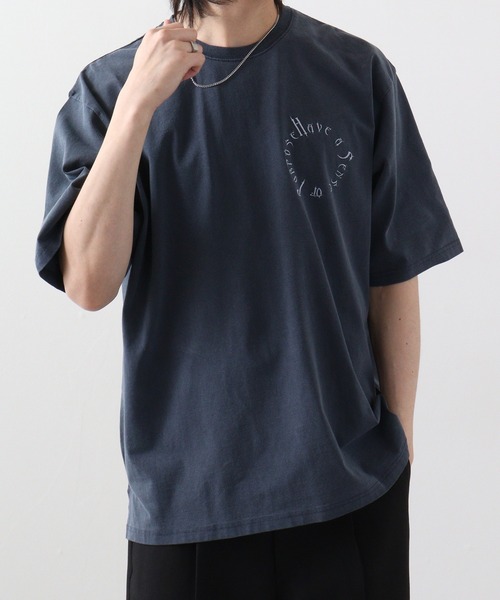 RE730 古着風ロゴプリント半袖Tシャツ（Tシャツ/カットソー）｜RE730（アールイーセブンサーティー）