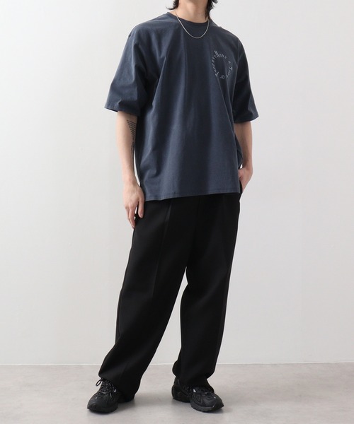 RE730 古着風ロゴプリント半袖Tシャツ（Tシャツ/カットソー）｜RE730（アールイーセブンサーティー）