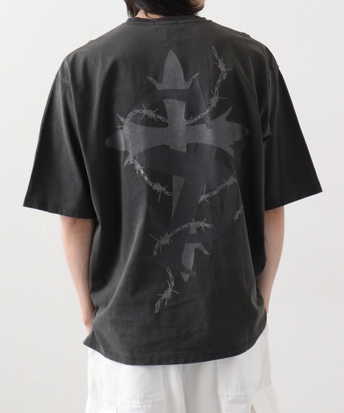 RE730 古着風ロゴプリント半袖Tシャツ（Tシャツ/カットソー）｜RE730（アールイーセブンサーティー）