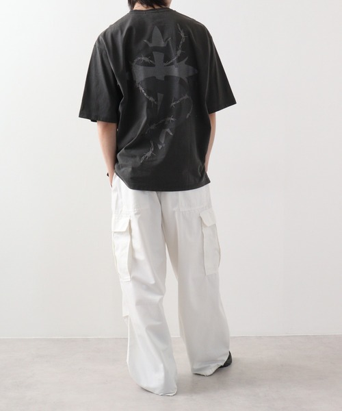 RE730 古着風ロゴプリント半袖Tシャツ（Tシャツ/カットソー）｜RE730（アールイーセブンサーティー）