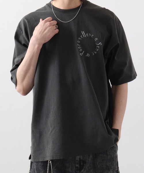 RE730 古着風ロゴプリント半袖Tシャツ（Tシャツ/カットソー）｜RE730（アールイーセブンサーティー）