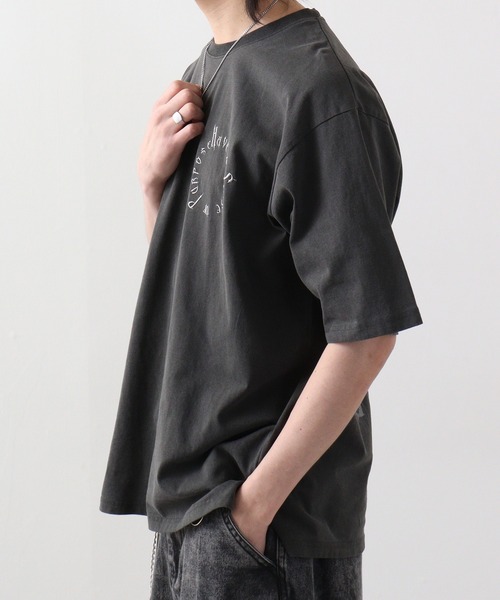 RE730 古着風ロゴプリント半袖Tシャツ（Tシャツ/カットソー）｜RE730（アールイーセブンサーティー）