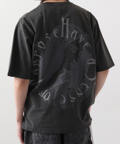 RE730 古着風ロゴプリント半袖Tシャツ（Tシャツ/カットソー）｜RE730（アールイーセブンサーティー）