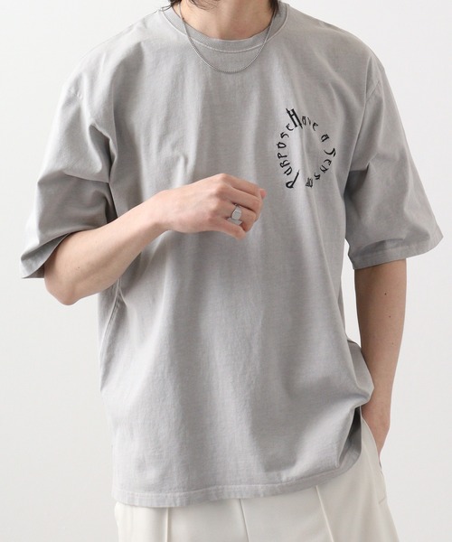 RE730 古着風ロゴプリント半袖Tシャツ（Tシャツ/カットソー）｜RE730（アールイーセブンサーティー）