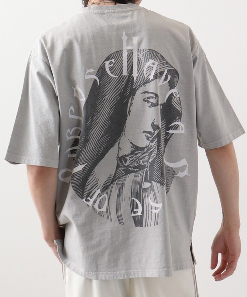 RE730 古着風ロゴプリント半袖Tシャツ（Tシャツ/カットソー）｜RE730（アールイーセブンサーティー）