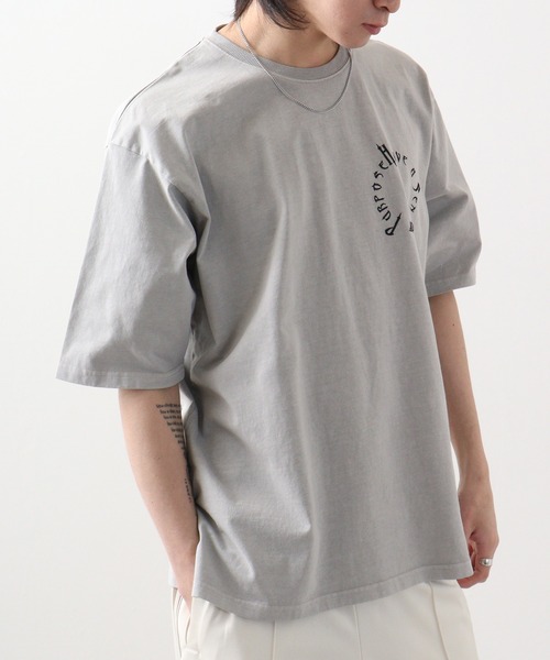 RE730 古着風ロゴプリント半袖Tシャツ（Tシャツ/カットソー）｜RE730（アールイーセブンサーティー）