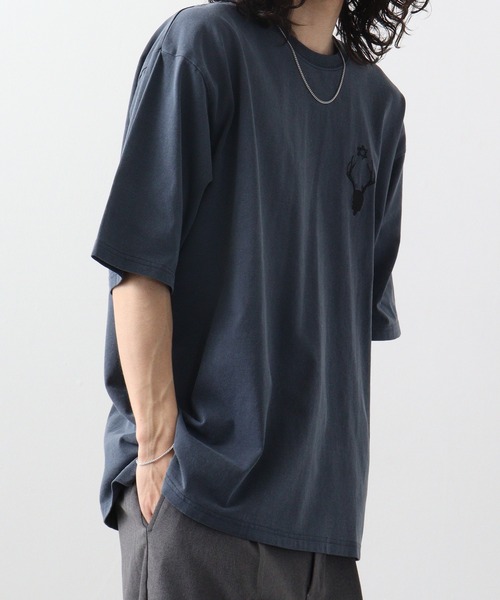 RE730 古着風ロゴプリント半袖Tシャツ（Tシャツ/カットソー）｜RE730（アールイーセブンサーティー）