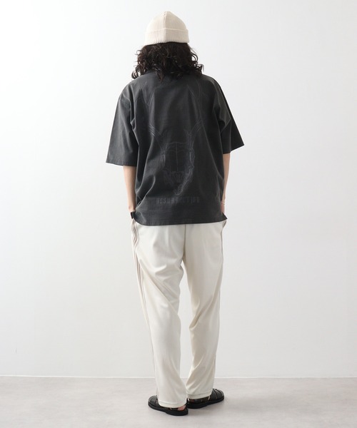 RE730(アールイーセブンサーティー)の「Vintage logo print short sleeve T-shirt / 古着風ロゴプリント半袖Tシャツ unisex(Tシャツ/カットソー・メンズ・ピンク系その他/グレー系その他/ブルー系その他2/ブラック系その他2/グレー系その他2/ブラック/ブルー系その他3/グレー/ピンク/ブルー系その他/ブラック系その他/ブラック系その他3/グレー系その他3・M/L)」の22枚目の写真