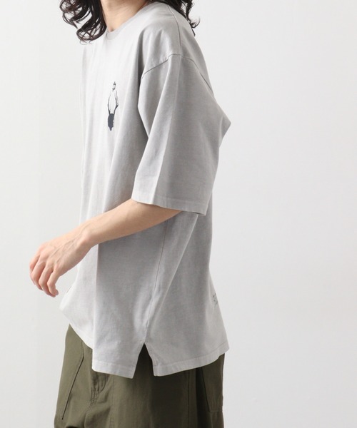 RE730 古着風ロゴプリント半袖Tシャツ（Tシャツ/カットソー）｜RE730（アールイーセブンサーティー）