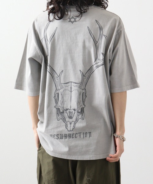 RE730 古着風ロゴプリント半袖Tシャツ（Tシャツ/カットソー）｜RE730（アールイーセブンサーティー）