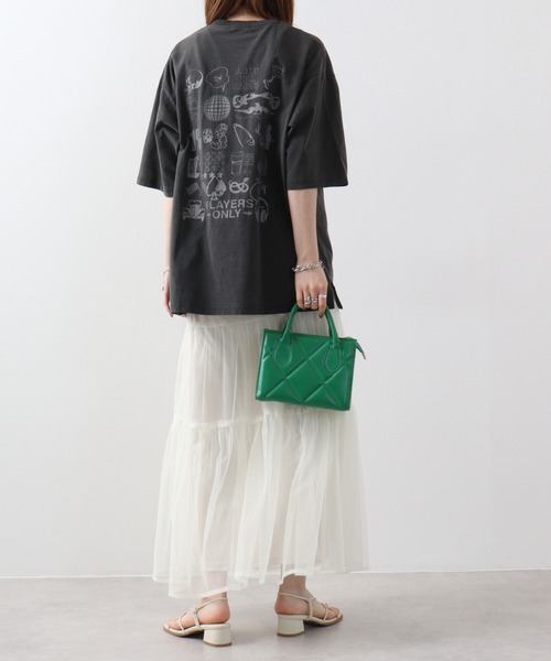 RE730(アールイーセブンサーティー)の「Vintage logo print short sleeve T-shirt / 古着風ロゴプリント半袖Tシャツ unisex(Tシャツ/カットソー・メンズ・ピンク系その他/グレー系その他/ブルー系その他2/ブラック系その他2/グレー系その他2/ブラック/ブルー系その他3/グレー/ピンク/ブルー系その他/ブラック系その他/ブラック系その他3/グレー系その他3・M/L)」の16枚目の写真