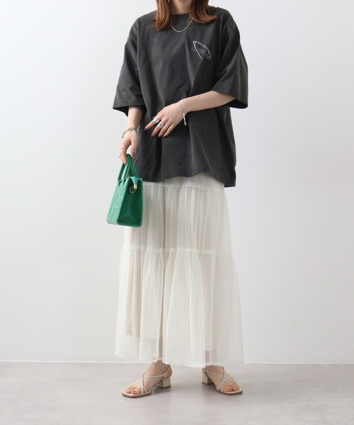 RE730(アールイーセブンサーティー)の「Vintage logo print short sleeve T-shirt / 古着風ロゴプリント半袖Tシャツ unisex(Tシャツ/カットソー・メンズ・ピンク系その他/グレー系その他/ブルー系その他2/ブラック系その他2/グレー系その他2/ブラック/ブルー系その他3/グレー/ピンク/ブルー系その他/ブラック系その他/ブラック系その他3/グレー系その他3・M/L)」の15枚目の写真