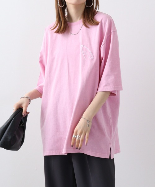 RE730 古着風ロゴプリント半袖Tシャツ（Tシャツ/カットソー）｜RE730（アールイーセブンサーティー）