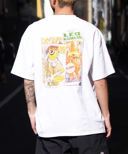 TOY MACHINE(トイ マシーン)の「【ムラサキスポーツ限定】TOY MACHINE/トイマシーン メンズ 半袖 Tシャツ バックプリント MTMSEST11(Tシャツ/カットソー・メンズ・ホワイト/ブラック・XL/L/M)」の1枚目の写真