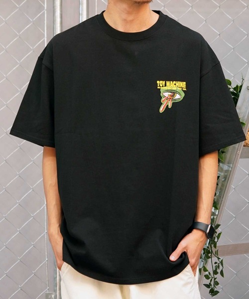TOY MACHINE(トイ マシーン)の「【ムラサキスポーツ限定】TOY MACHINE/トイマシーン メンズ 半袖 Tシャツ バックプリント MTMSEST11(Tシャツ/カットソー・メンズ・ホワイト/ブラック・XL/L/M)」の4枚目の写真