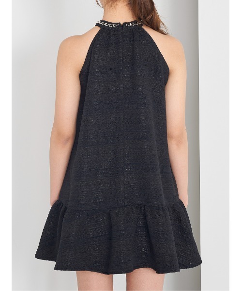 Darich（ダーリッチ）の「チェーンツイードフレアミニワンピース