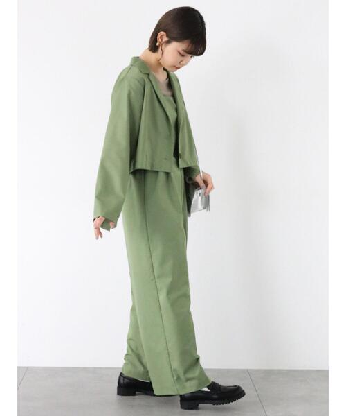 ehka sopo(エヘカソポ)の「サイドスリットサロペット(セットアップ可)(その他パンツ・レディース・グレー/カーキ/ブラック・F)」の15枚目の写真