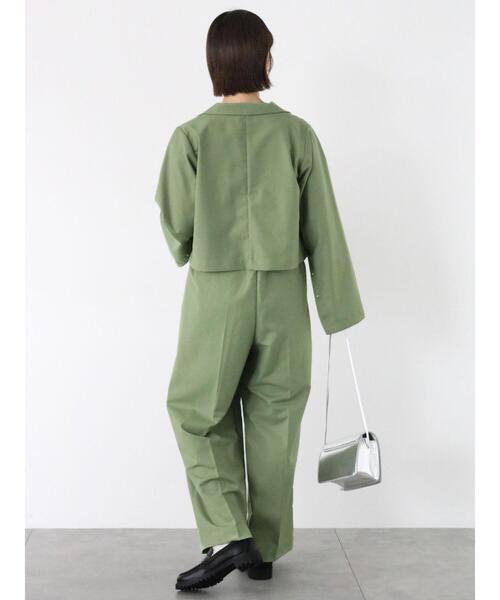 ehka sopo(エヘカソポ)の「サイドスリットサロペット(セットアップ可)(その他パンツ・レディース・グレー/カーキ/ブラック・F)」の16枚目の写真