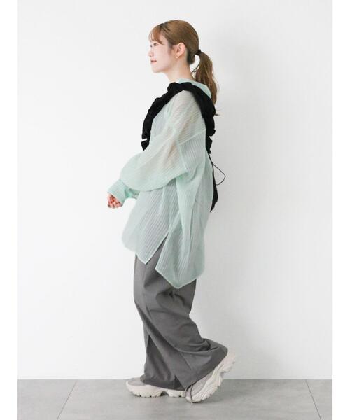 ehka sopo(エヘカソポ)の「サイドスリットサロペット(セットアップ可)(その他パンツ・レディース・グレー/カーキ/ブラック・F)」の19枚目の写真