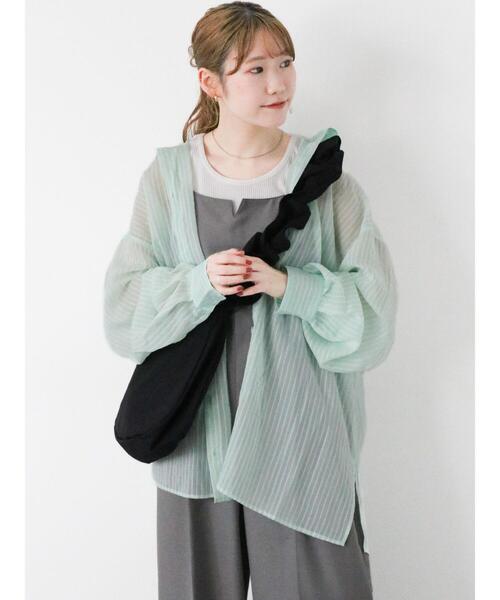 ehka sopo(エヘカソポ)の「サイドスリットサロペット(セットアップ可)(その他パンツ・レディース・グレー/カーキ/ブラック・F)」の21枚目の写真