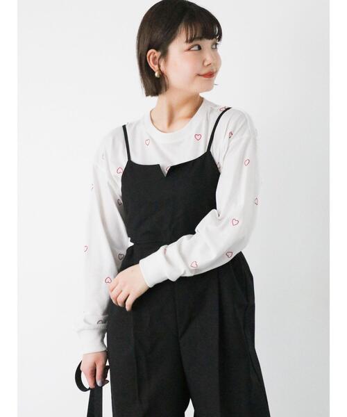 ehka sopo(エヘカソポ)の「サイドスリットサロペット(セットアップ可)(その他パンツ・レディース・グレー/カーキ/ブラック・F)」の22枚目の写真