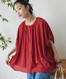 CRAFT STANDARD BOUTIQUE | ヴィンテージボイル2WAYタックブラウス　◆(シャツ/ブラウス)