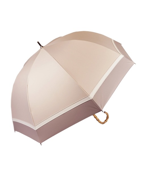 macocca(マコッカ)の「完全遮光 遮光率100% UVカット率100% 晴雨兼用 ショート傘 3色切替 50cm(長傘・レディース・グレイッシュベージュ/モカ/オフホワイト・FREE)」の8枚目の写真
