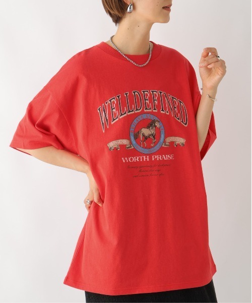 LEPSIM（レプシィム）の「動物プリントBIG-T 115066（Tシャツ