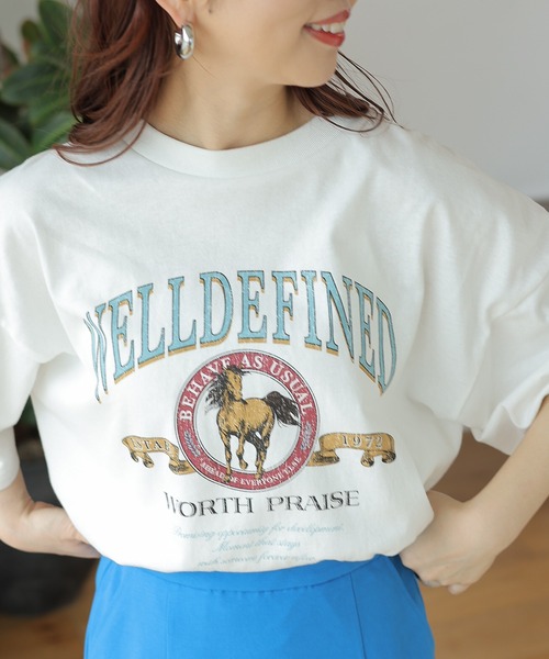 LEPSIM（レプシィム）の「動物プリントBIG-T 115066（Tシャツ