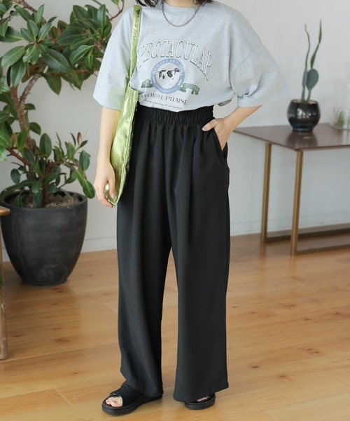 LEPSIM(レプシィム)の「動物プリントBIG-T 115066(Tシャツ/カットソー・レディース・レッド/チャコールグレー/オフホワイト/ライトグレー・FREE)」の8枚目の写真