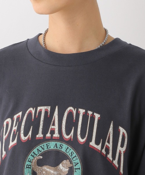 LEPSIM(レプシィム)の「動物プリントBIG-T 115066(Tシャツ/カットソー・レディース・レッド/チャコールグレー/オフホワイト/ライトグレー・FREE)」の22枚目の写真