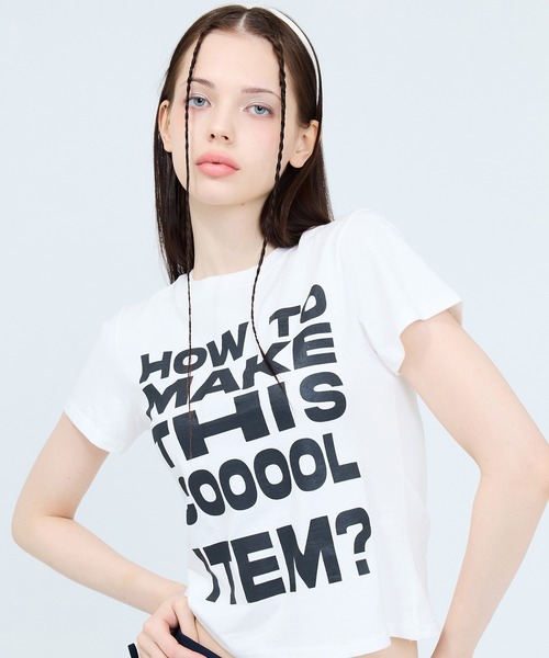 LUVISTRUE(ラヴイズトゥルー)の「RT ITEM TEE(Tシャツ/カットソー・レディース・ブラック/スカイブルー/ネイビー/ホワイト・FREE)」の2枚目の写真
