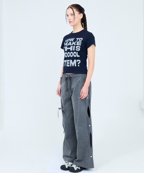 LUVISTRUE(ラヴイズトゥルー)の「RT ITEM TEE(Tシャツ/カットソー・レディース・ブラック/スカイブルー/ネイビー/ホワイト・FREE)」の21枚目の写真