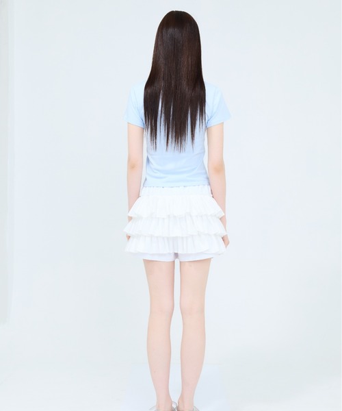 LUVISTRUE(ラヴイズトゥルー)の「RT ITEM TEE(Tシャツ/カットソー・レディース・ブラック/スカイブルー/ネイビー/ホワイト・FREE)」の17枚目の写真