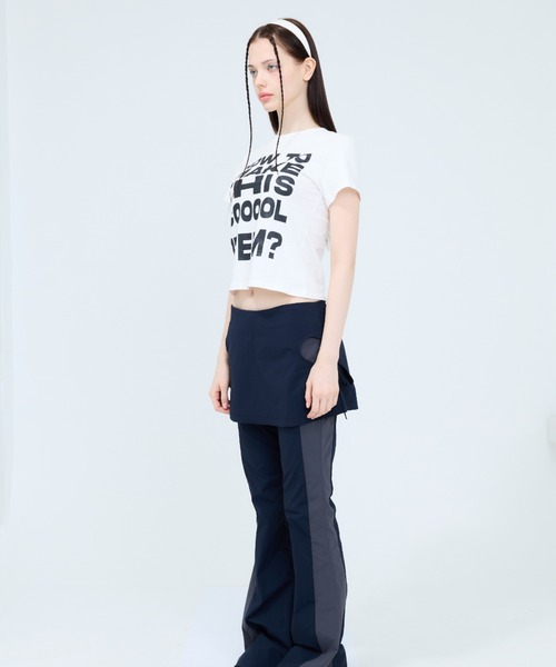 LUVISTRUE(ラヴイズトゥルー)の「RT ITEM TEE(Tシャツ/カットソー・レディース・ブラック/スカイブルー/ネイビー/ホワイト・FREE)」の11枚目の写真
