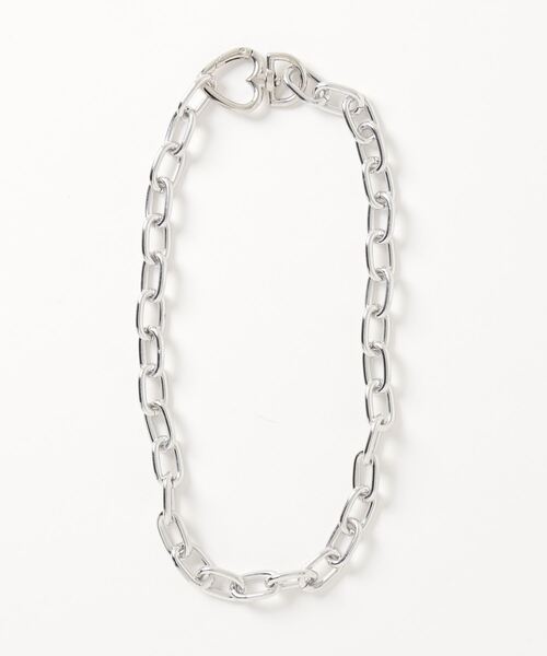 SILVER BULLET（シルバーバレット）の「『SBLTR』ユニセックス ハートチェーンネックレス（ネックレス・レディース・シルバー系その他/シルバー・FREE）」の5枚目の写真