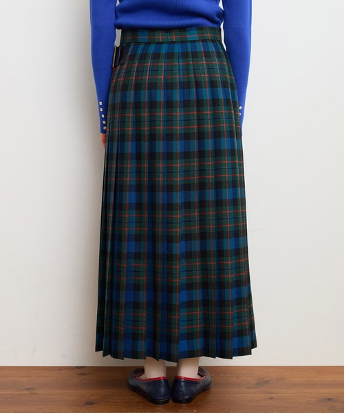 CHILD WOMAN（チャイルドウーマン）の「タータンチェックキルトスカート（スカート・レディース・イエロー/ブルー・38/36）」の22枚目の写真